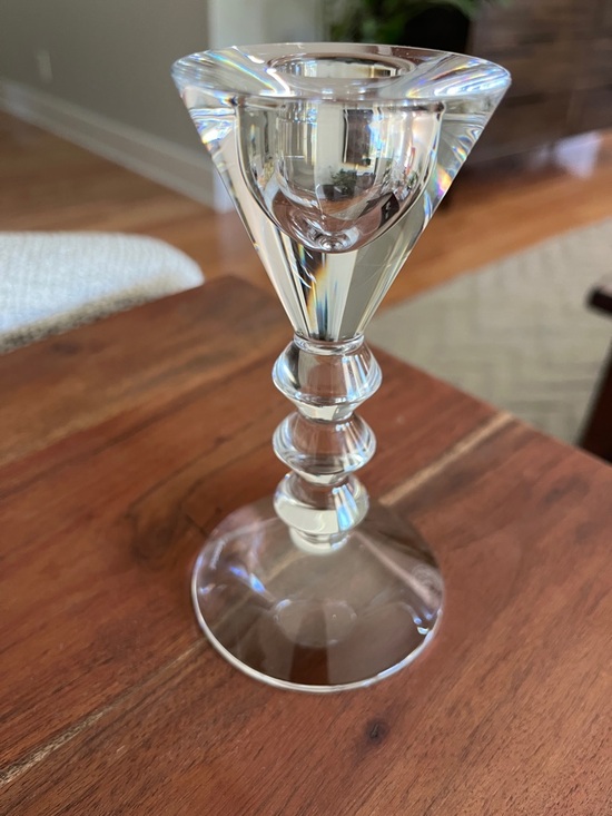 Baccarat Other - Baccarat Clear Crystal Candle Holder